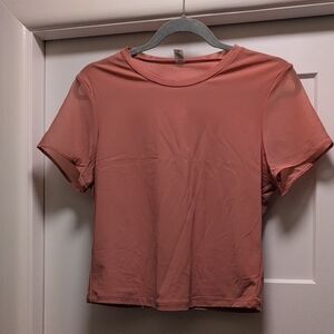 Women's Mauve Short Sleeve Top